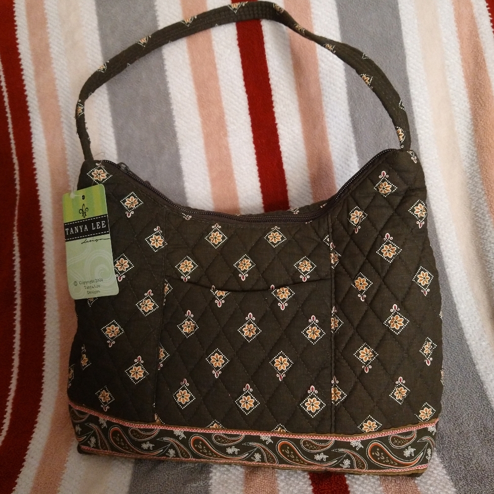 TANYA LEE 🌿NWT Fabric handbag 🤎🌿🌿🤎